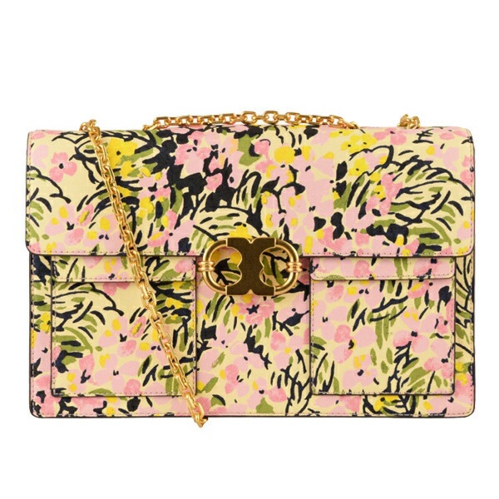 Tory Burch Gemini Link‎ Small Chain Flower Field Shoulderbag